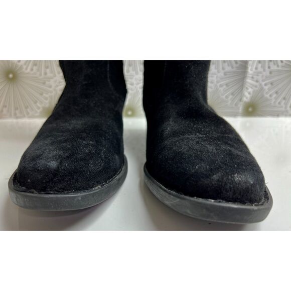 Born black suede over the knee boots - Picture 2 of 10